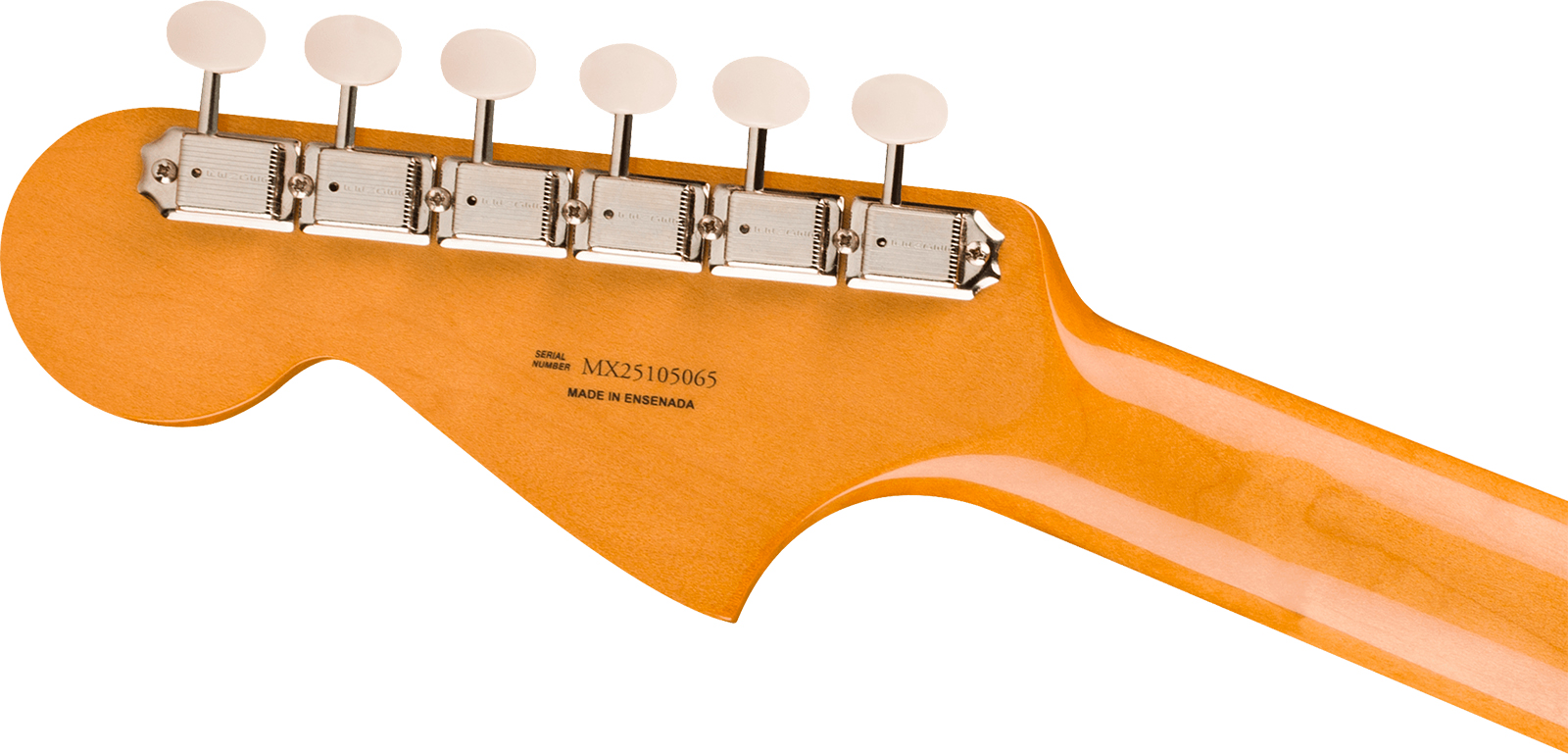 Fender Mustang Mid 60s Vintera 3 Mex Shsc 2s Trem Rw - Olympic White - Retro-rock elektrische gitaar - Variation 3