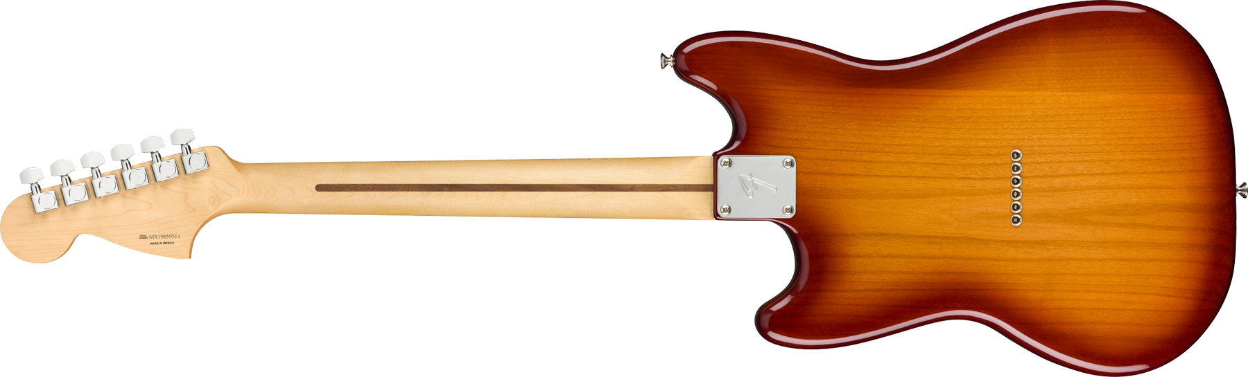 Fender Mustang Player Mex Ht 2s Mn - Sienna Sunburst - Retro-rock elektrische gitaar - Variation 1