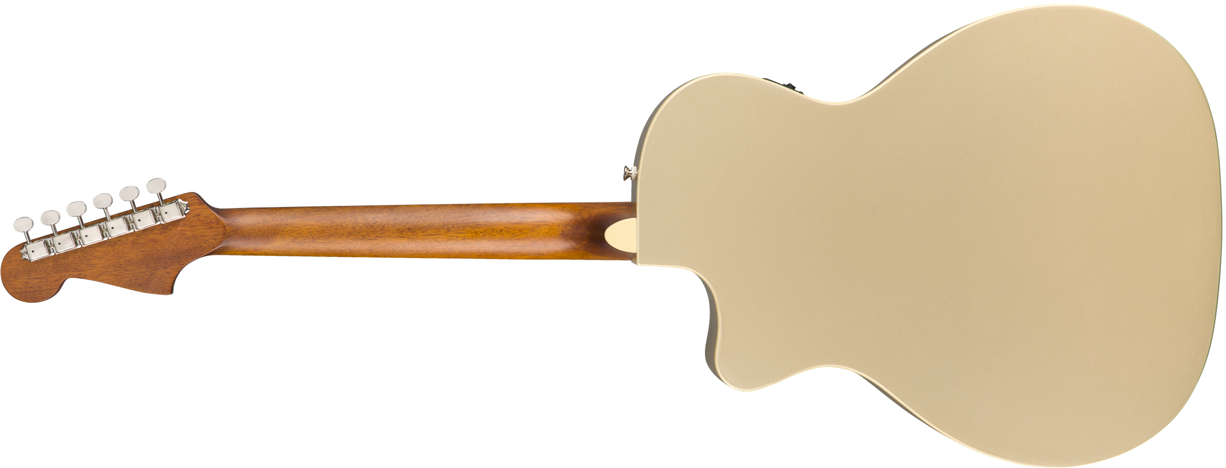 Fender Newporter Player Auditorium Cw Epicea Acajou Wal - Champagne - Elektro-akoestische gitaar - Variation 7