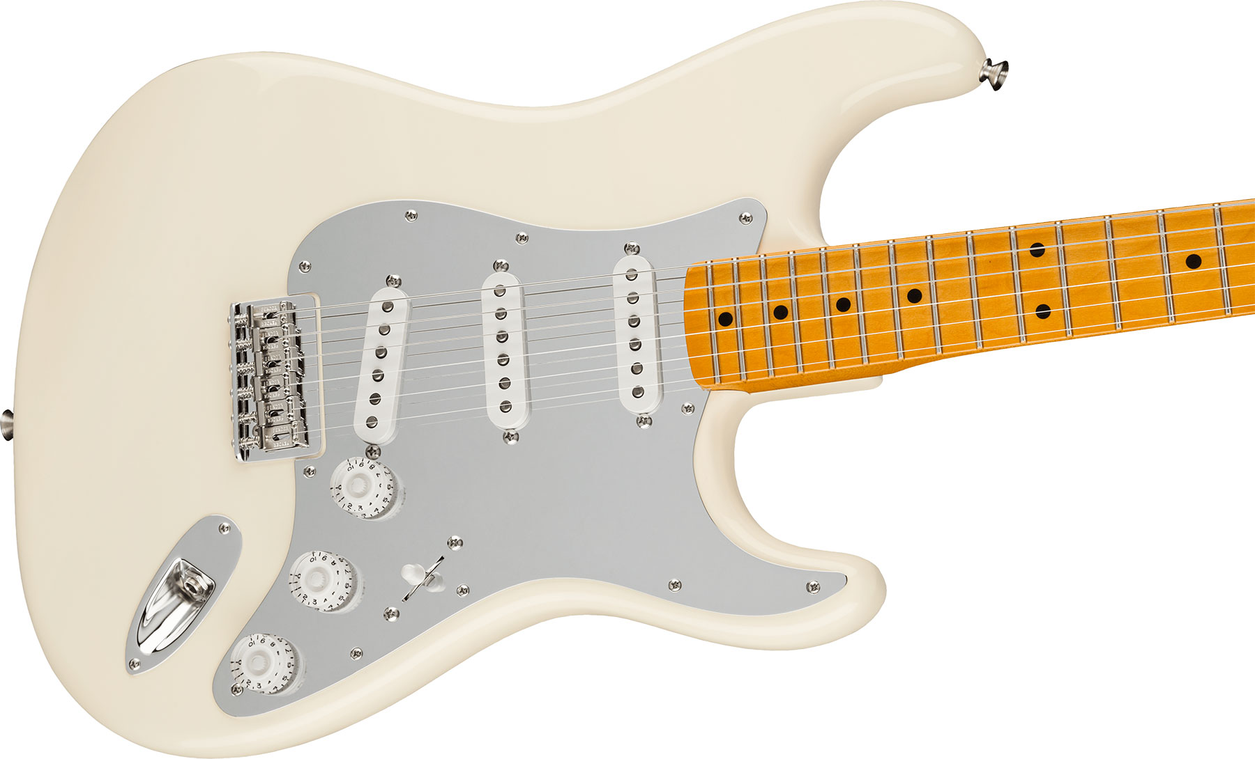 Fender Nile Rodgers Strat Hitmaker Usa Signature 3s Ht Mn - Olympic White - Elektrische gitaar in Str-vorm - Variation 2