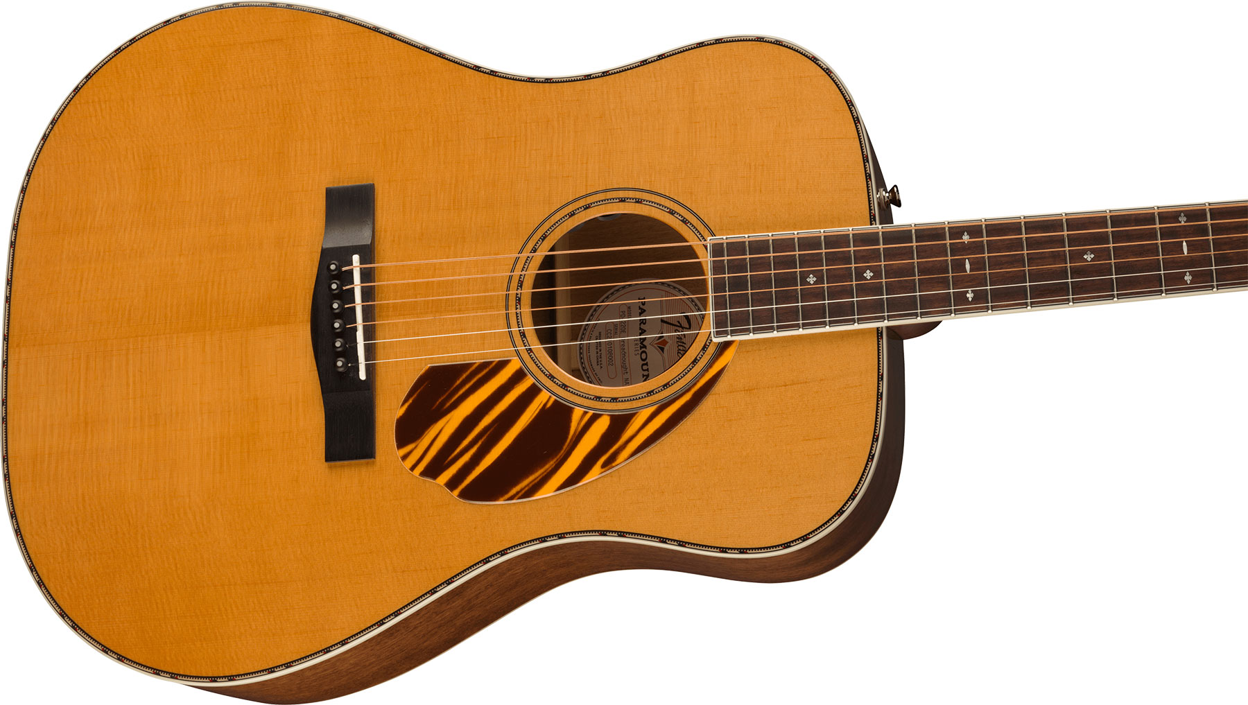 Fender Pd-220e Paramount Dreadnought Epicea Acajou Ova - Natural - Elektro-akoestische gitaar - Variation 2