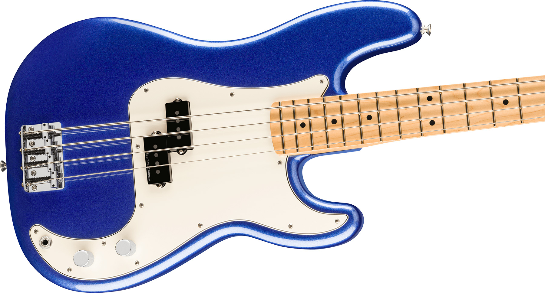 Fender Player Precision Bass Ltd Mex Seymour Duncan Mn - Daytona Blue - Solid body elektrische bas - Variation 2