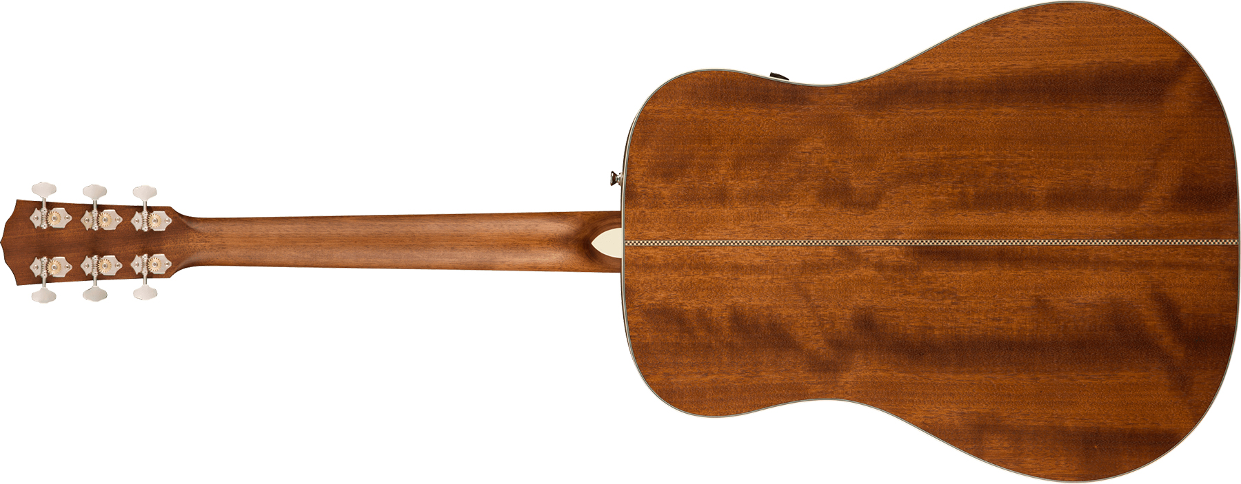 Fender Pm-1e All-mahogany Ne Paramount Dreadnought Tout Acajou Ova +etui - Aged Cognac Burst - Folk gitaar - Variation 1