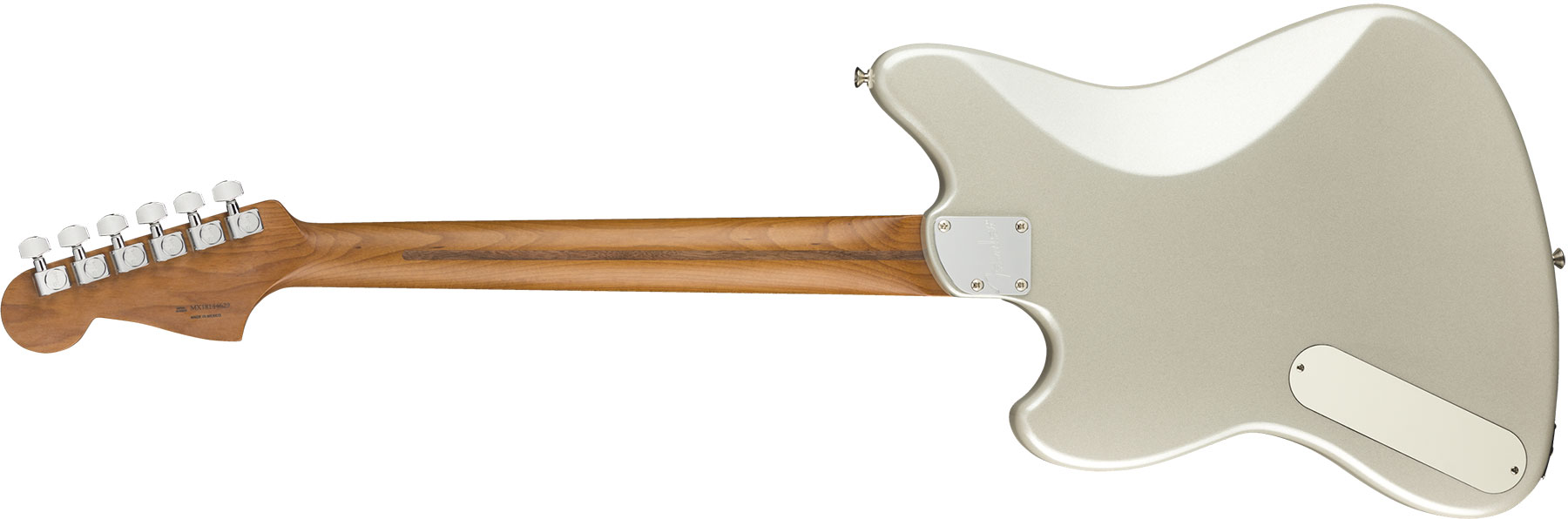 Fender Powercaster Alternate Reality Ltd Hp90 Ht Pf - White Opal - Retro-rock elektrische gitaar - Variation 1