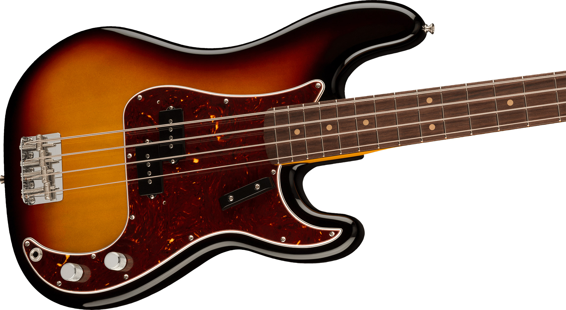 Fender Precision Bass 1960 American Vintage Ii Usa Rw - 3-color Sunburst - Solid body elektrische bas - Variation 2