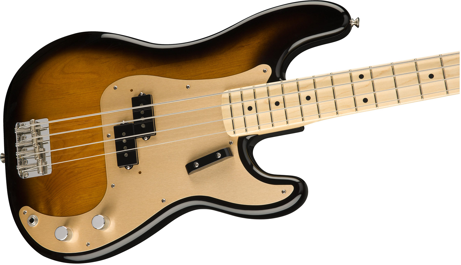 Fender Precision Bass '50s American Original Usa Mn - 2-color Sunburst - Solid body elektrische bas - Variation 1