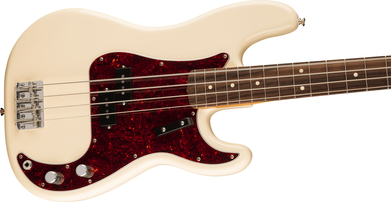 Fender Precision Bass 60s Vintera Ii Mex Rw - Olympic White - Solid body elektrische bas - Variation 2