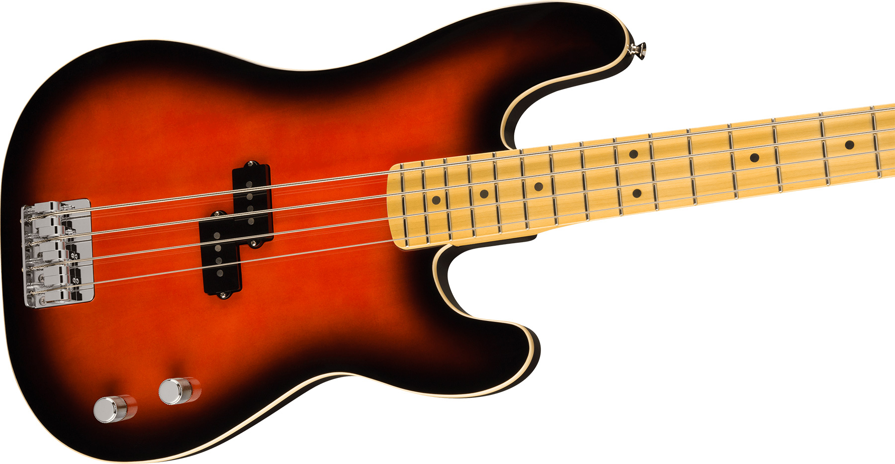 Fender Precision Bass Aerodyne Special Jap Mn - Hot Rod Burst - Solid body elektrische bas - Variation 2