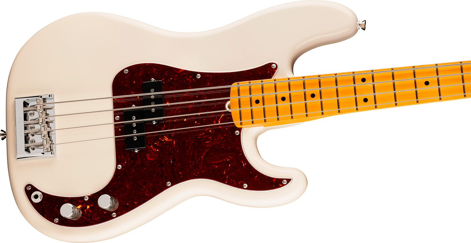 Fender Precision Bass American Pro. Usa Mn - Olympic White - Solid body elektrische bas - Variation 2