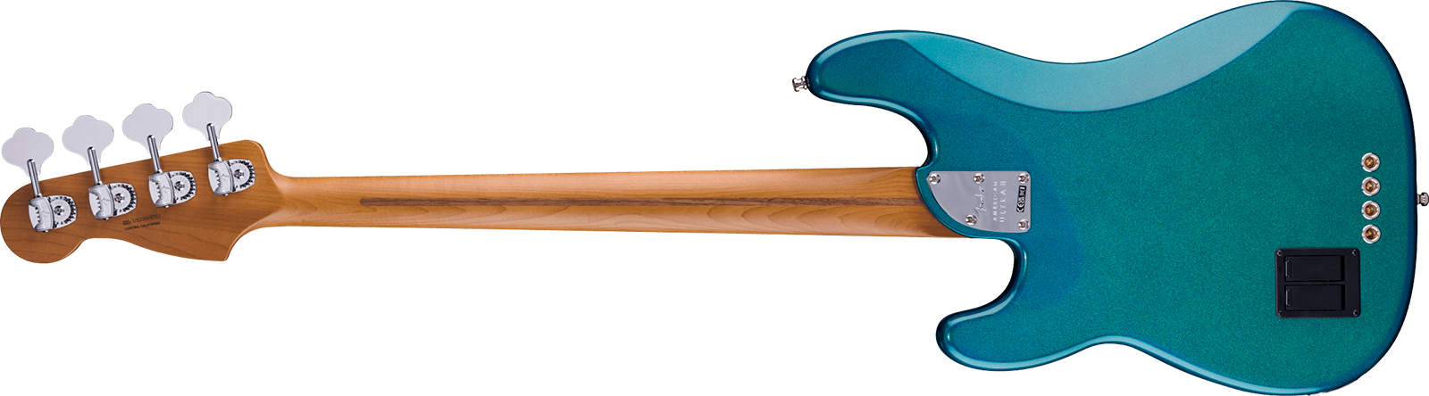 Fender Precision Bass American Ultra Ii Ltd Usa Active Mn - Aurora Metallic - Solid body elektrische bas - Variation 1
