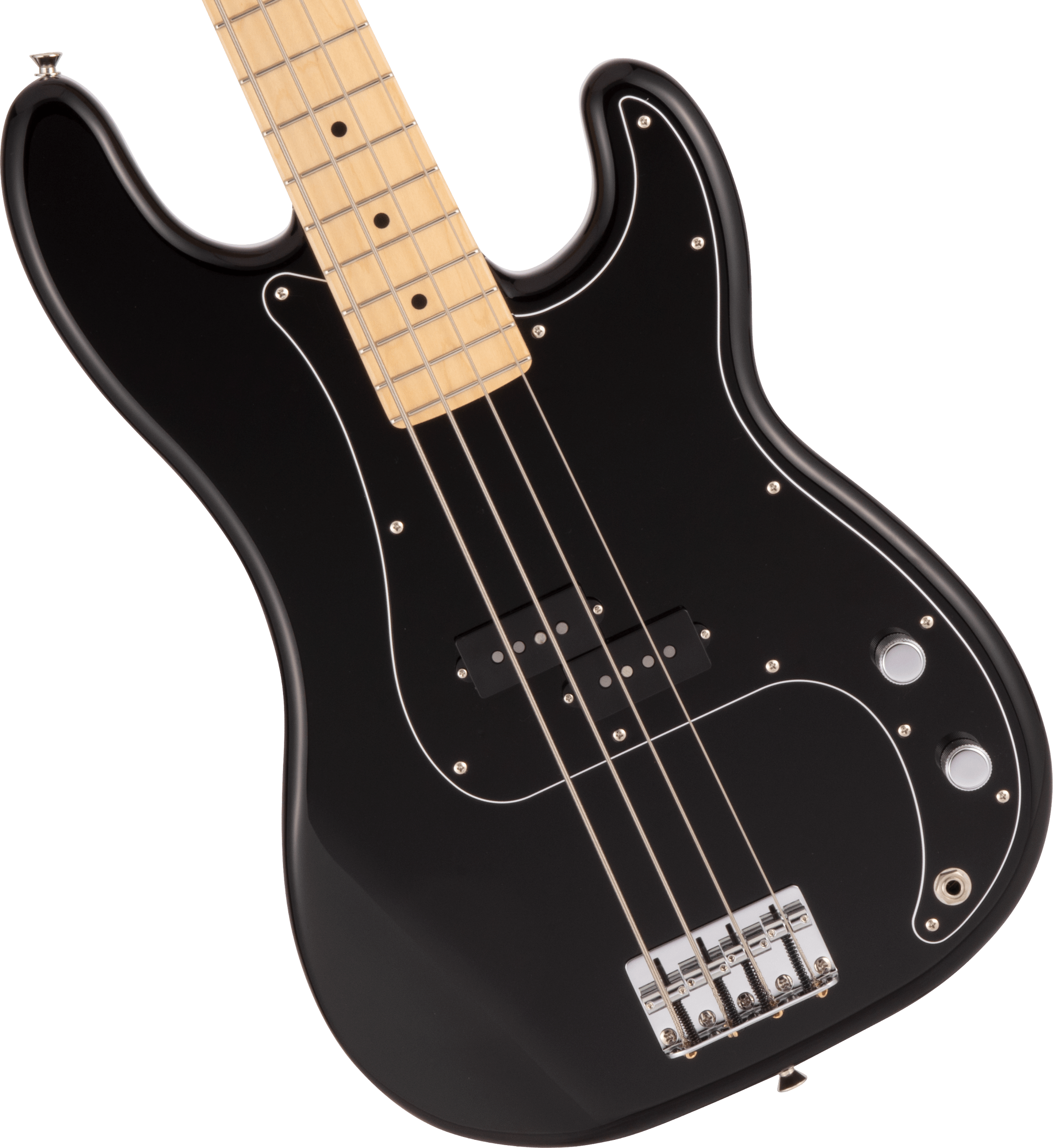 Fender Precision Bass Hybrid Ii Japan Mn - Black - Solid body elektrische bas - Variation 2