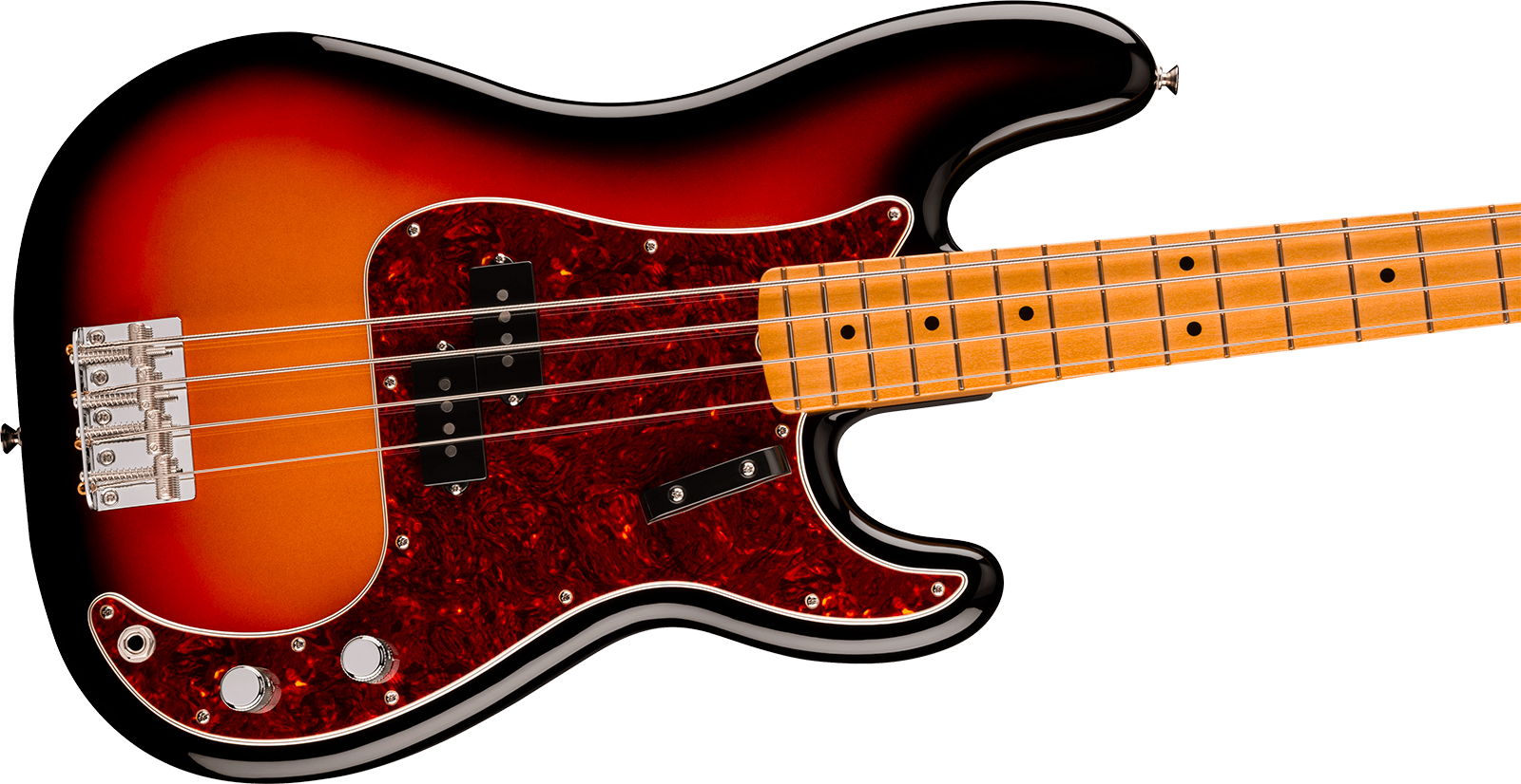 Fender Precision Bass Late 60s Vintera 3 Mex Mn - 3-color Sunburst - Solid body elektrische bas - Variation 2