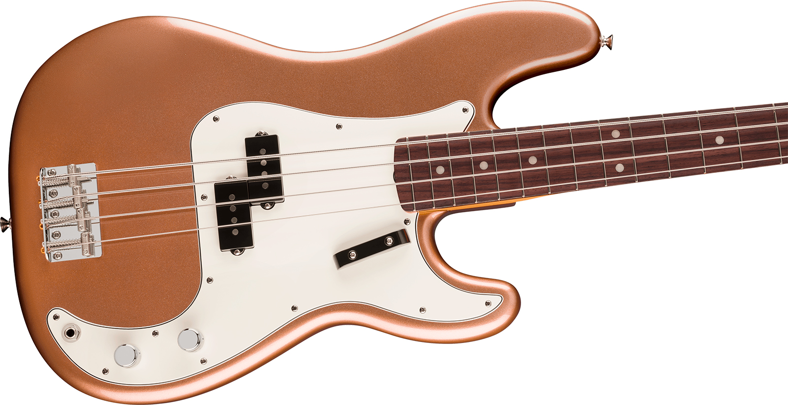 Fender Precision Bass Late 60s Vintera 3 Mex Rw - Firemist Gold - Solid body elektrische bas - Variation 2