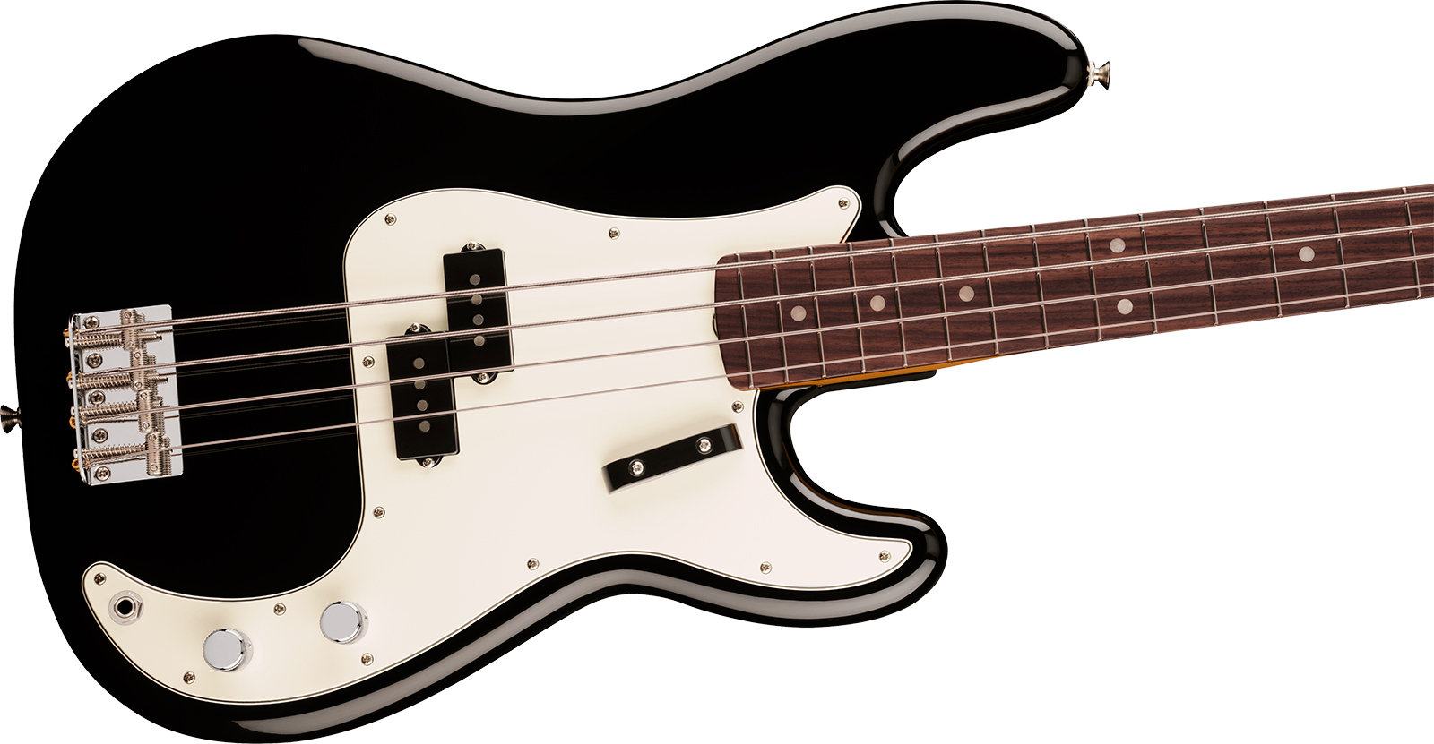 Fender Precision Bass Late 60s Vintera 3 Mex Rw - Black - Solid body elektrische bas - Variation 2