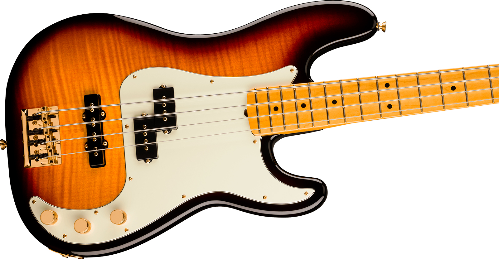 Fender Precision Bass Pj American Pro Ii 75th Ann. Usa Rw - 2-color Sunburst - Solid body elektrische bas - Variation 3