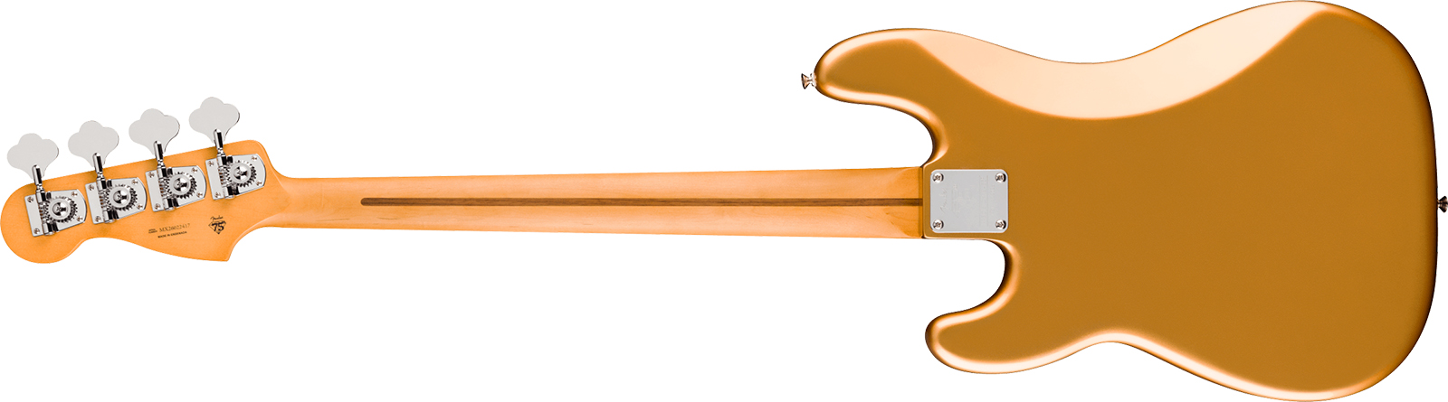 Fender Precision Bass Player Ii 75th Ann. Mex Ht 2s Mn - Aztec Gold - Solid body elektrische bas - Variation 1
