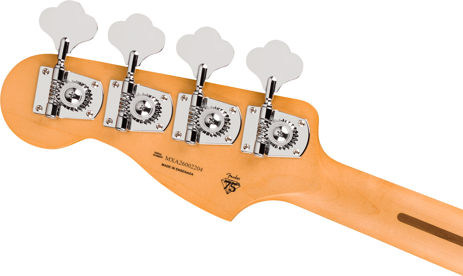 Fender Precision Bass Player Ii 75th Ann. Mex Ht 2s Mn - Candy Apple Red - Solid body elektrische bas - Variation 4