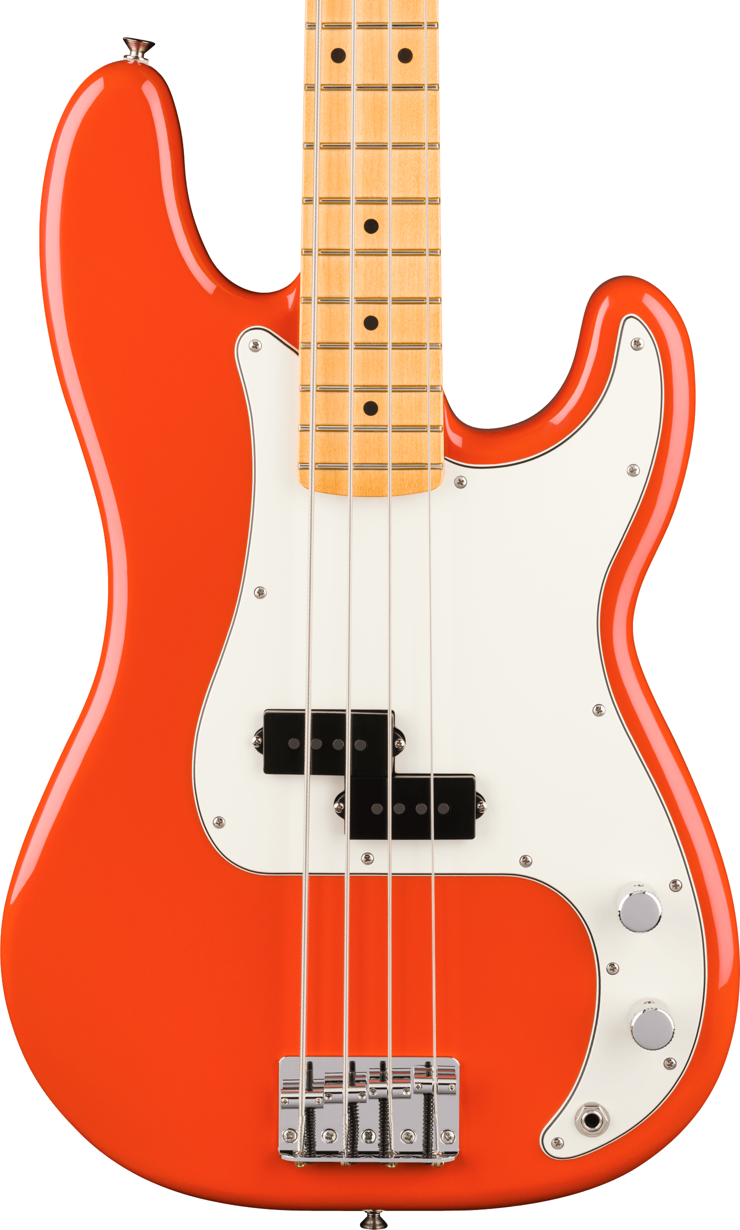Fender Precision Bass Player Ii Mex Mn - Rallye Orange - Solid body elektrische bas - Variation 2