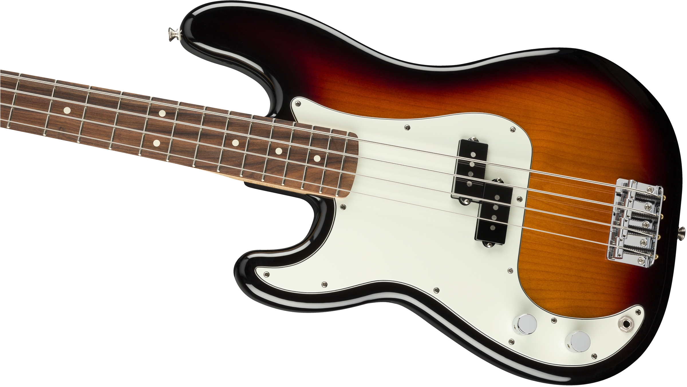 Fender Precision Bass Player Lh Gaucher Mex Pf - 3-color Sunburst - Solid body elektrische bas - Variation 3