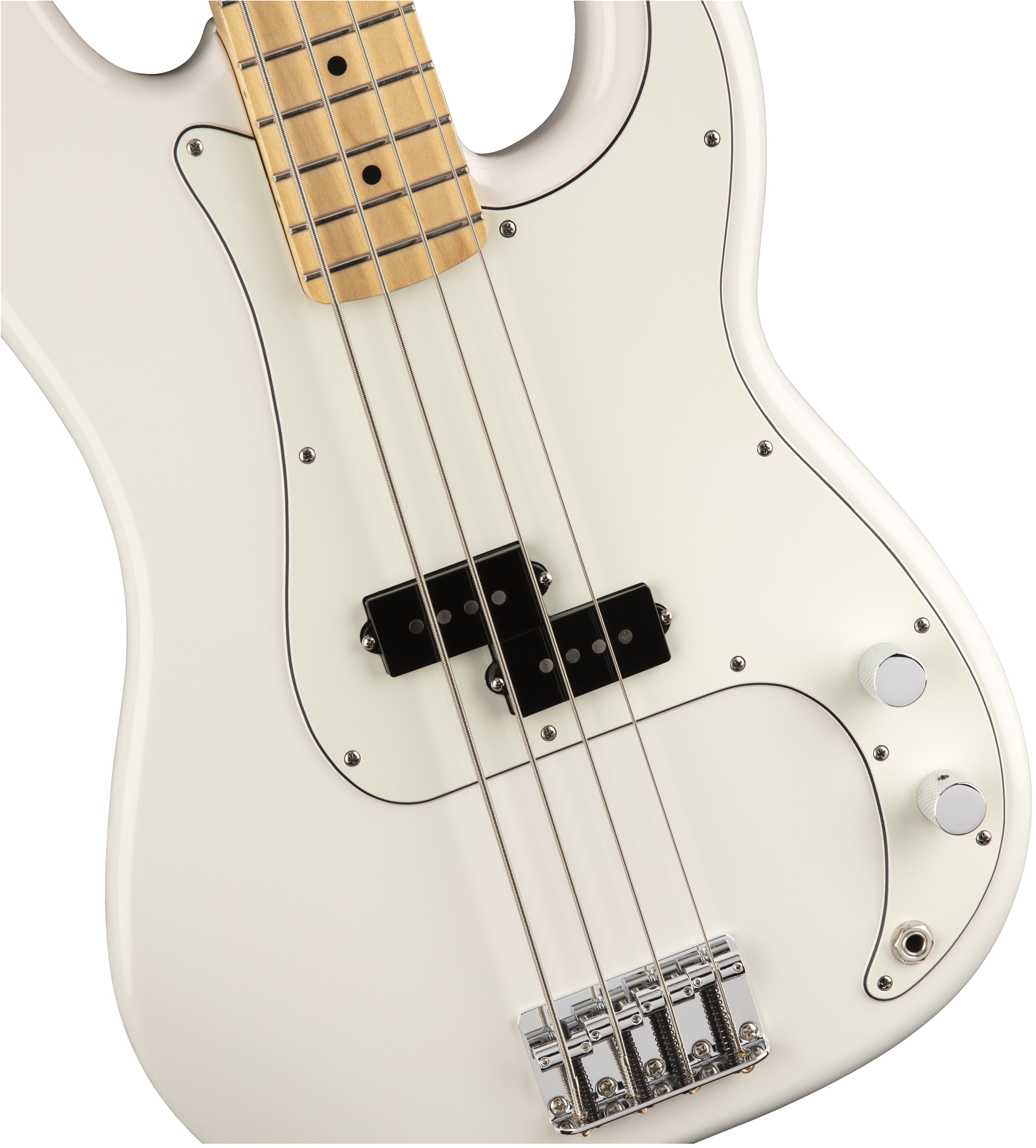 Fender Precision Bass Player Mex Mn - Polar White - Solid body elektrische bas - Variation 2