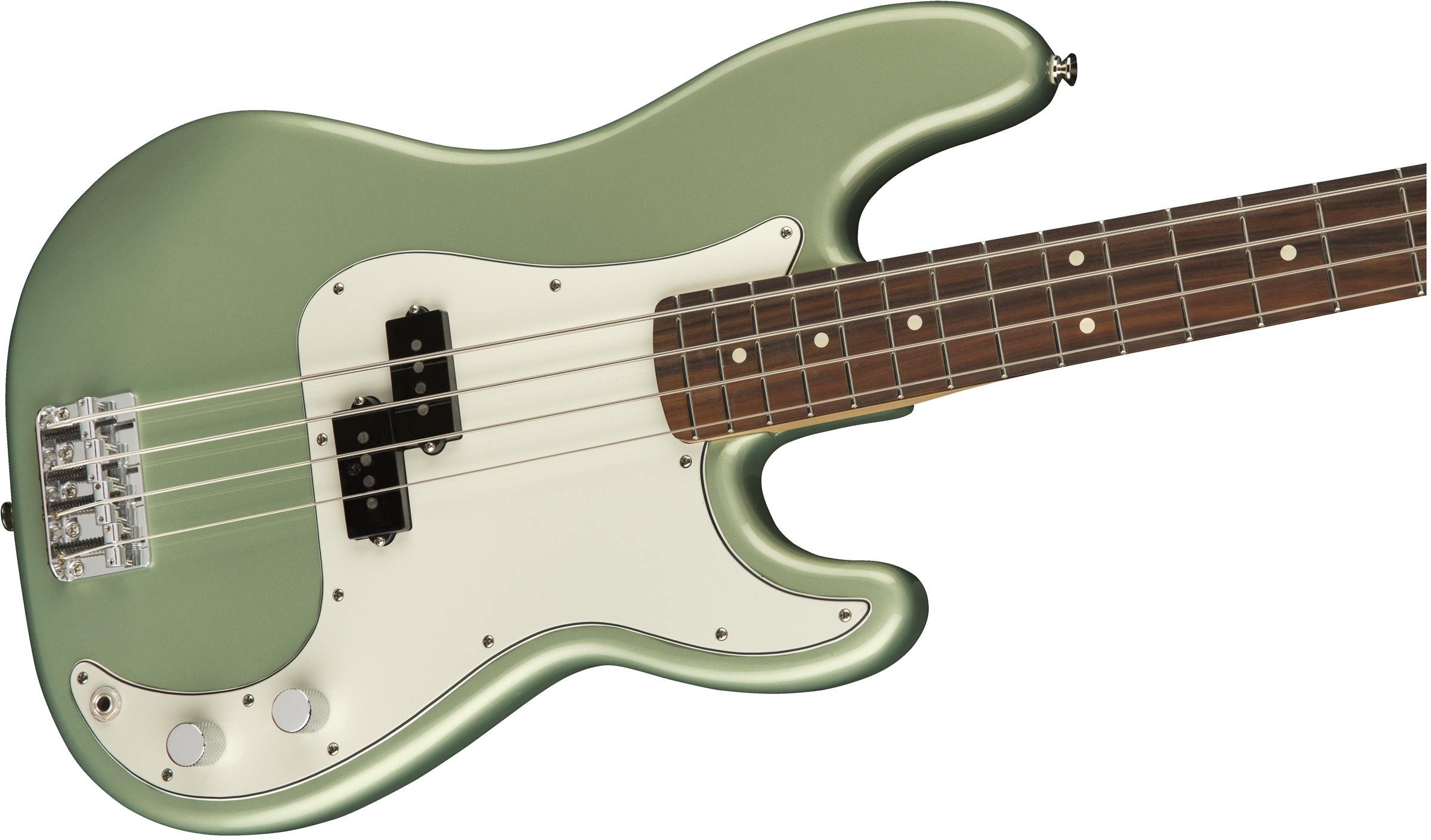 Fender Precision Bass Player Mex Pf - Sage Green Metallic - Solid body elektrische bas - Variation 3