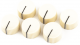 Pure Vintage Radio Amplifier Knobs (6) - Cream