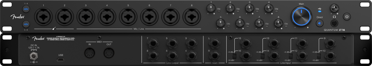 Fender Quantum Lt 16 Usb-c - USB audio-interface - Variation 1