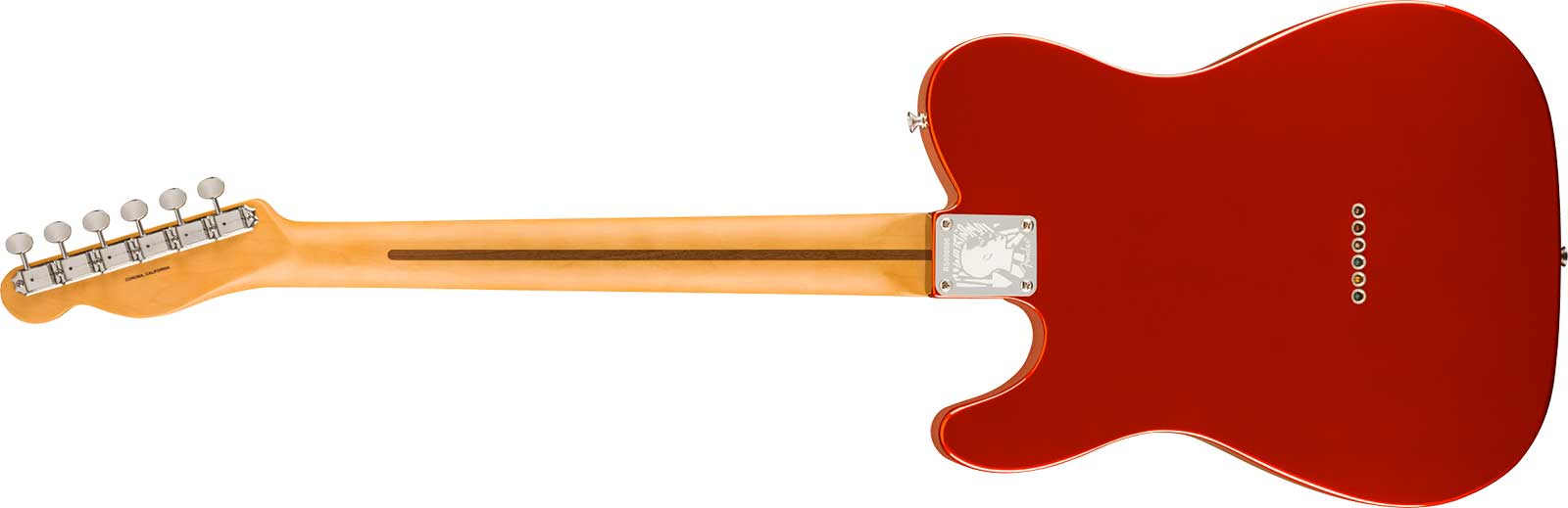 Fender Rafael Saadiq Tele Ltd Signature Usa 2s Ht Rw - Dark Metallic Red - Kenmerkende elektrische gitaar - Variation 1