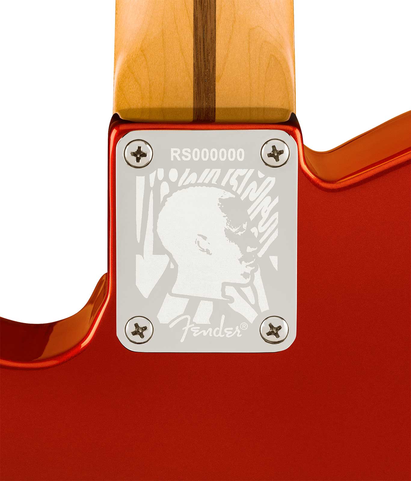 Fender Rafael Saadiq Tele Ltd Signature Usa 2s Ht Rw - Dark Metallic Red - Kenmerkende elektrische gitaar - Variation 4