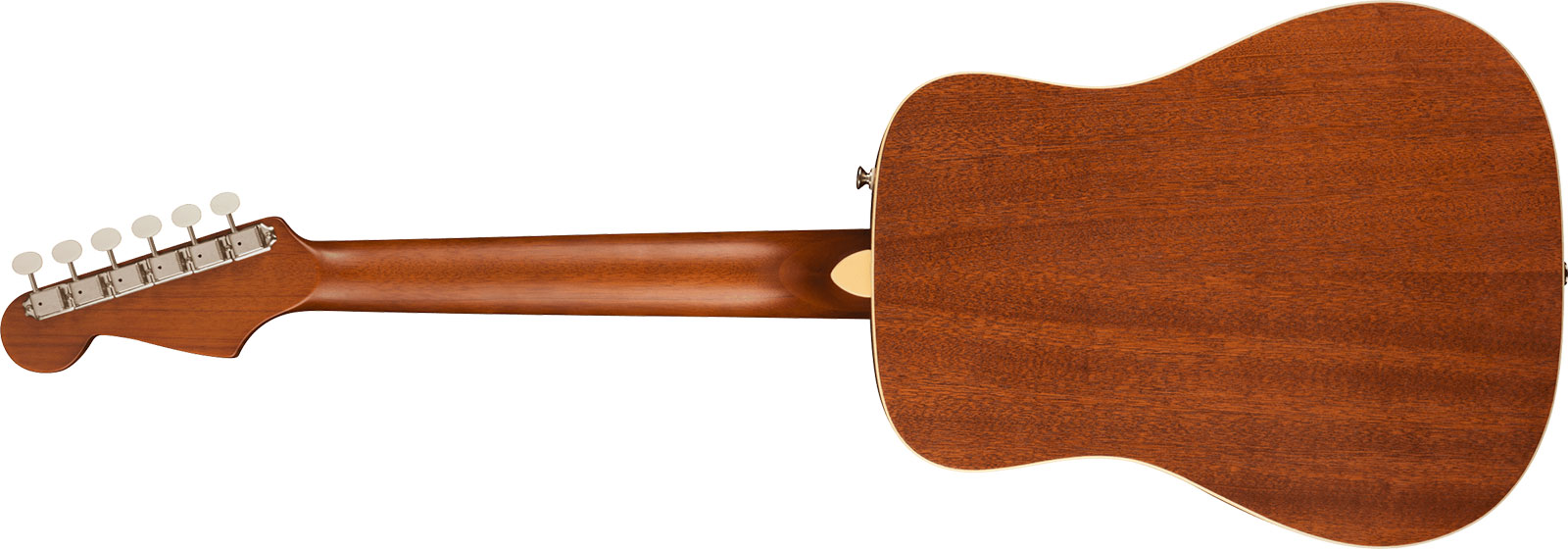 Fender Redondo Mini All Mahogany California Ltd Dreadnought 1/2 Tout Acajou Noy - Natural Satin - Western reisgitaar - Variation 1