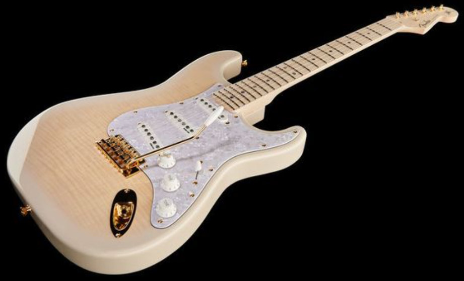 Fender Richie Kotzen Strat Jap Signature 3s Dimarzio Trem Mn - Transparent White Burst - Elektrische gitaar in Str-vorm - Variation 2