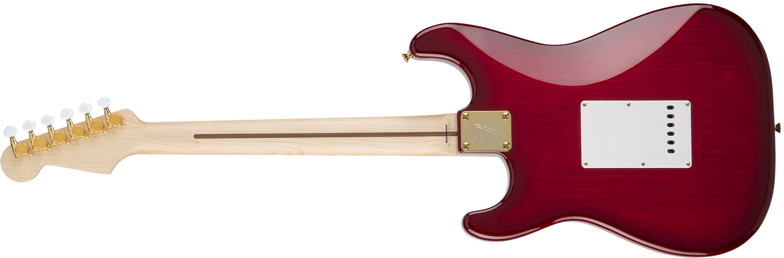 Fender Richie Kotzen Strat Japan Ltd 3s Mn - Transparent Red Burst - Elektrische gitaar in Str-vorm - Variation 4