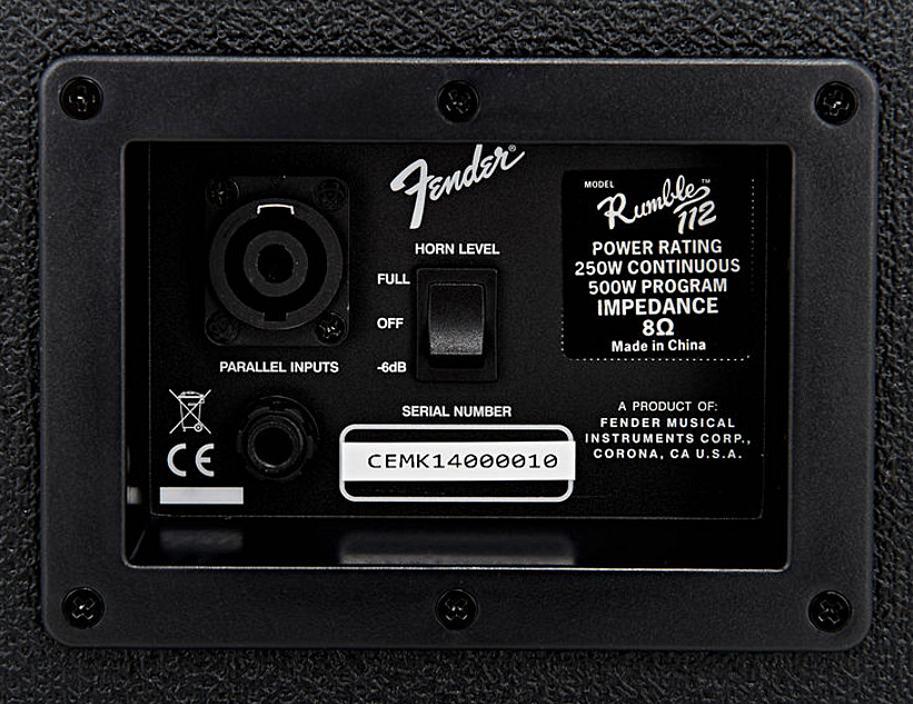 Fender Rumble 112 Cabinet V3 1x12 500w 8-ohms - Speakerkast voor bas - Variation 3