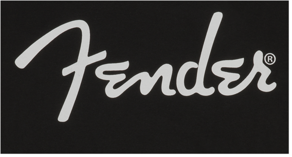 Fender Spaghetti Logo - Black - S - T-shirt - Variation 1