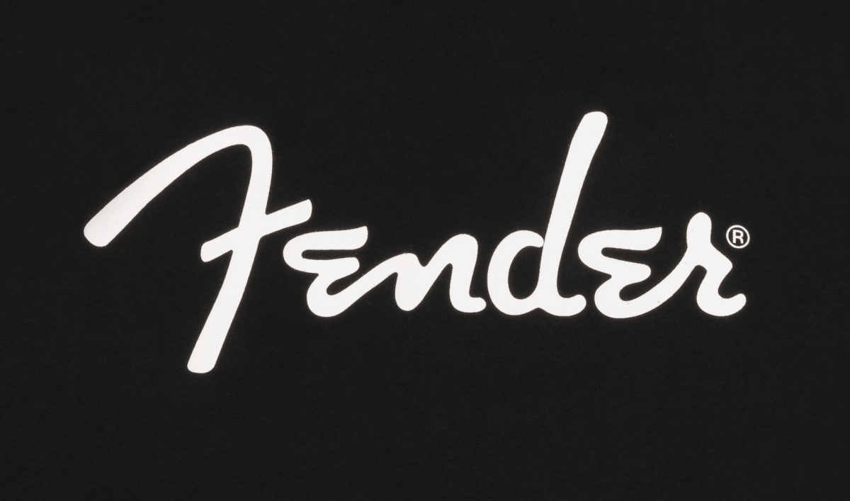 Fender Spaghetti Logo Long-sleeve - Black - S - T-shirt - Variation 1