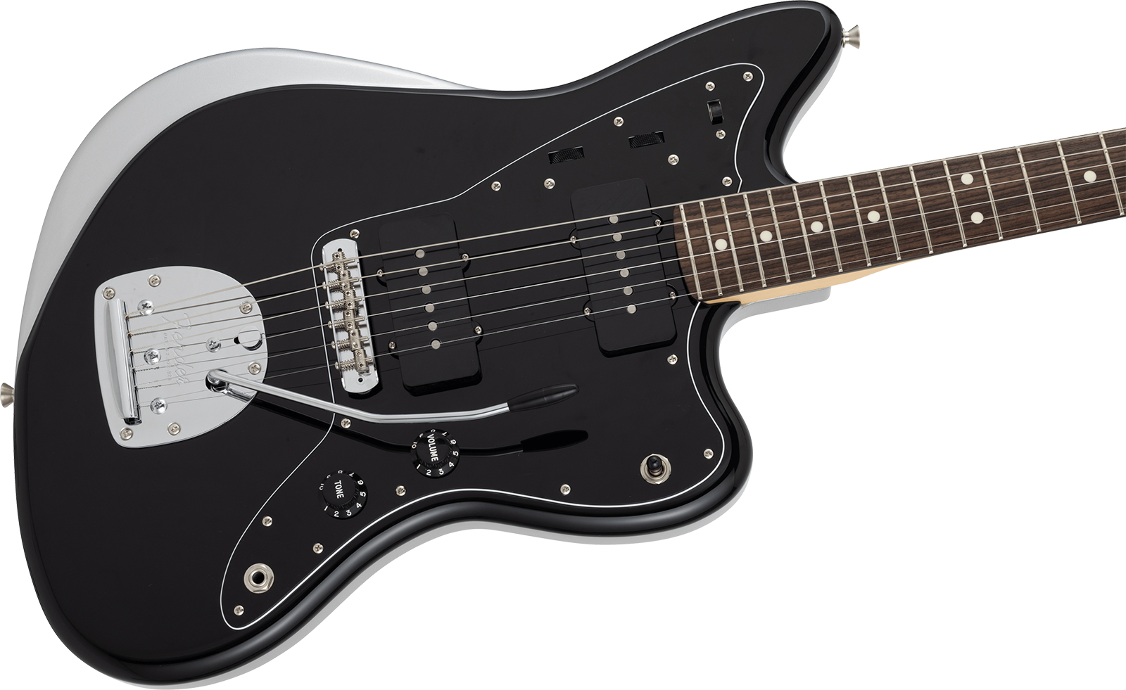 Fender Starmaster Mij Ltd Jap 2s Trem Rw - Black - Retro-rock elektrische gitaar - Variation 2