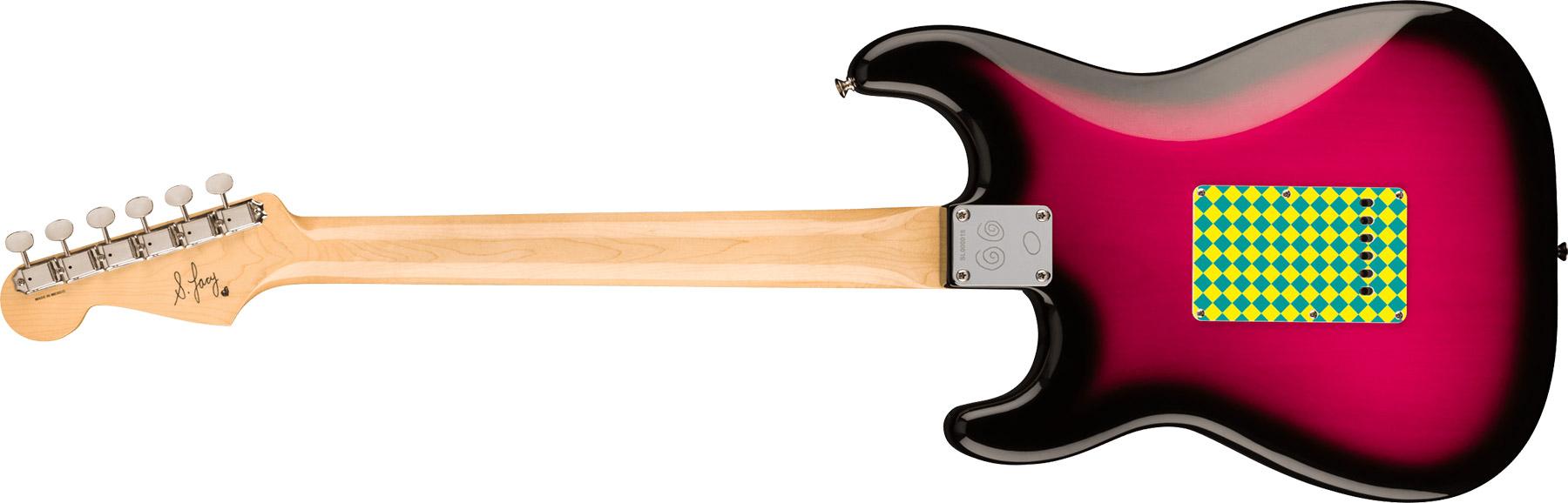 Fender Steve Lacy Strat People Pleaser Mex Signature 3s Trem Mn - Chaos Burst - Elektrische gitaar in Str-vorm - Variation 1