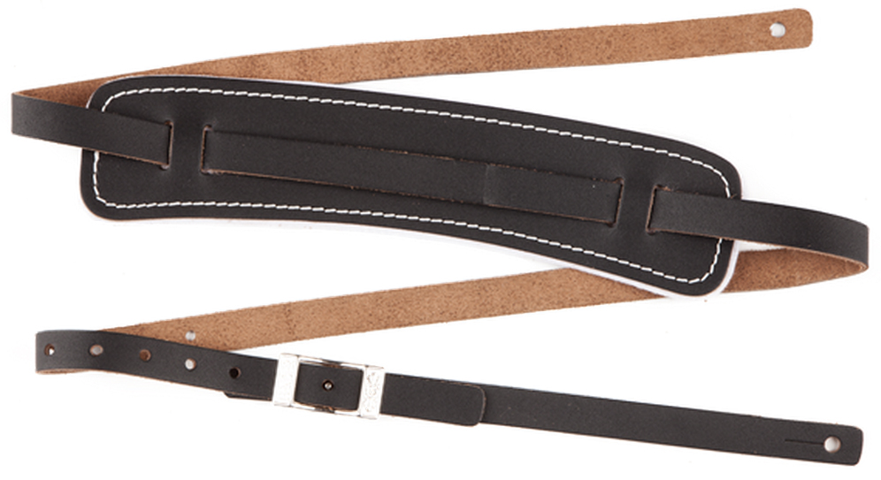 Fender Vintage Standard Leather Strap Black - Gitaarriem - Variation 1