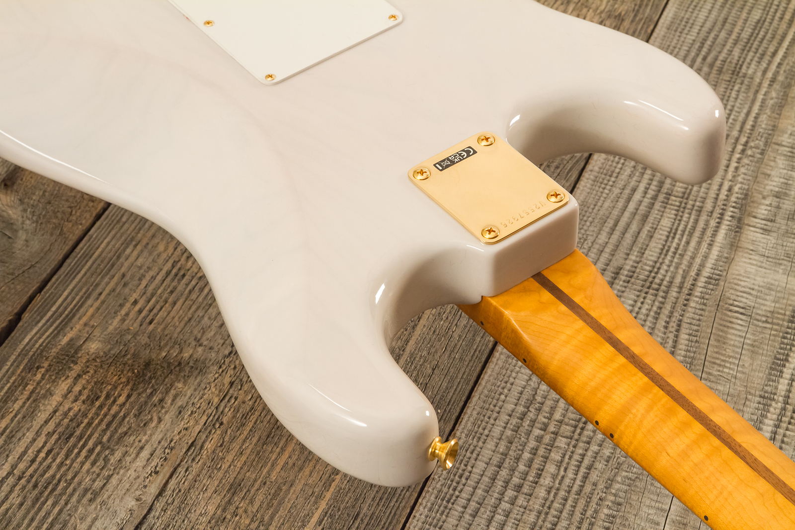 Fender Strat 1957 American Vintage Ii Ltd Usa 3s Trem Mn - White Blonde - Elektrische gitaar in Strat vorm - Variation 9