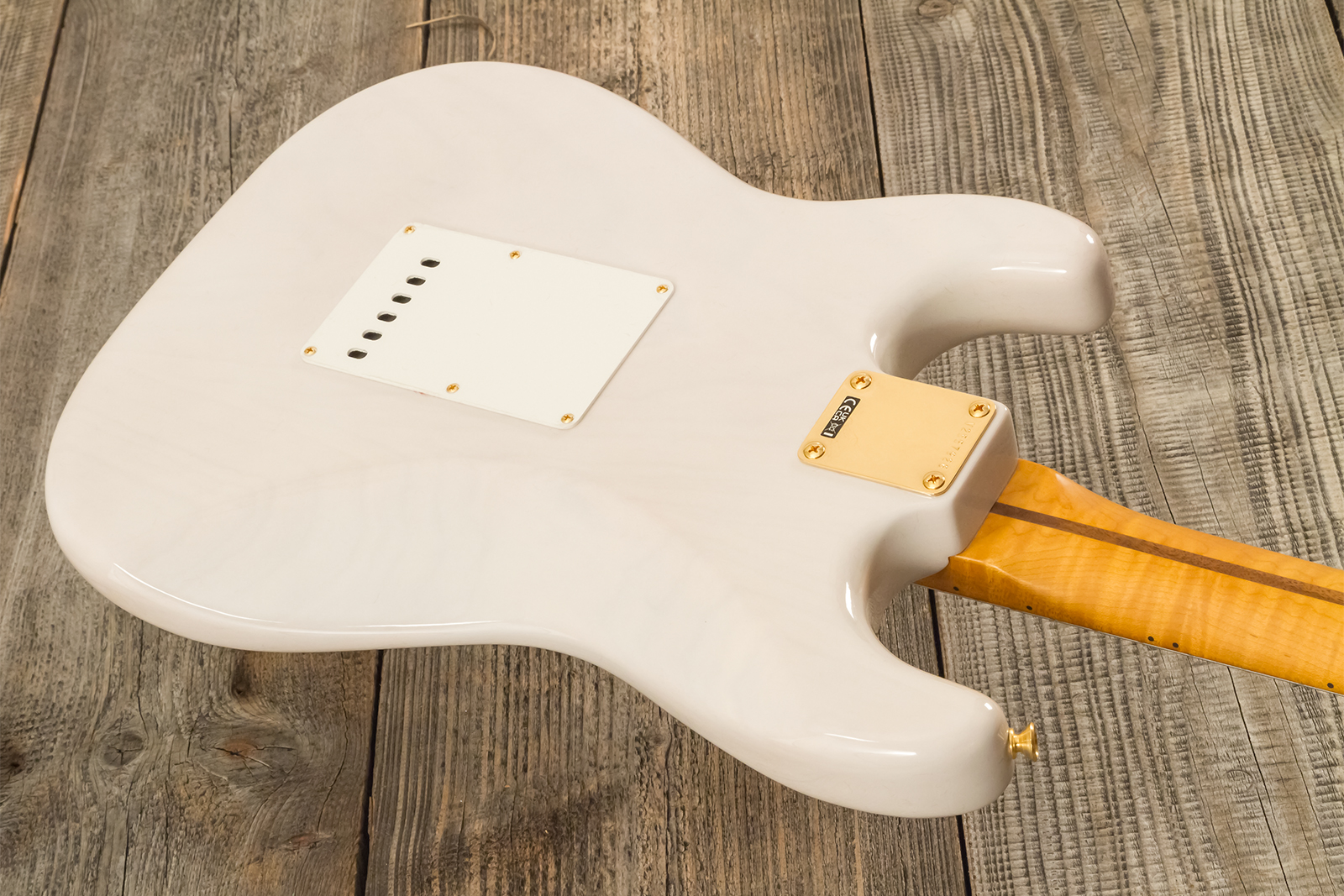 Fender Strat 1957 American Vintage Ii Ltd Usa 3s Trem Mn - White Blonde - Elektrische gitaar in Strat vorm - Variation 8