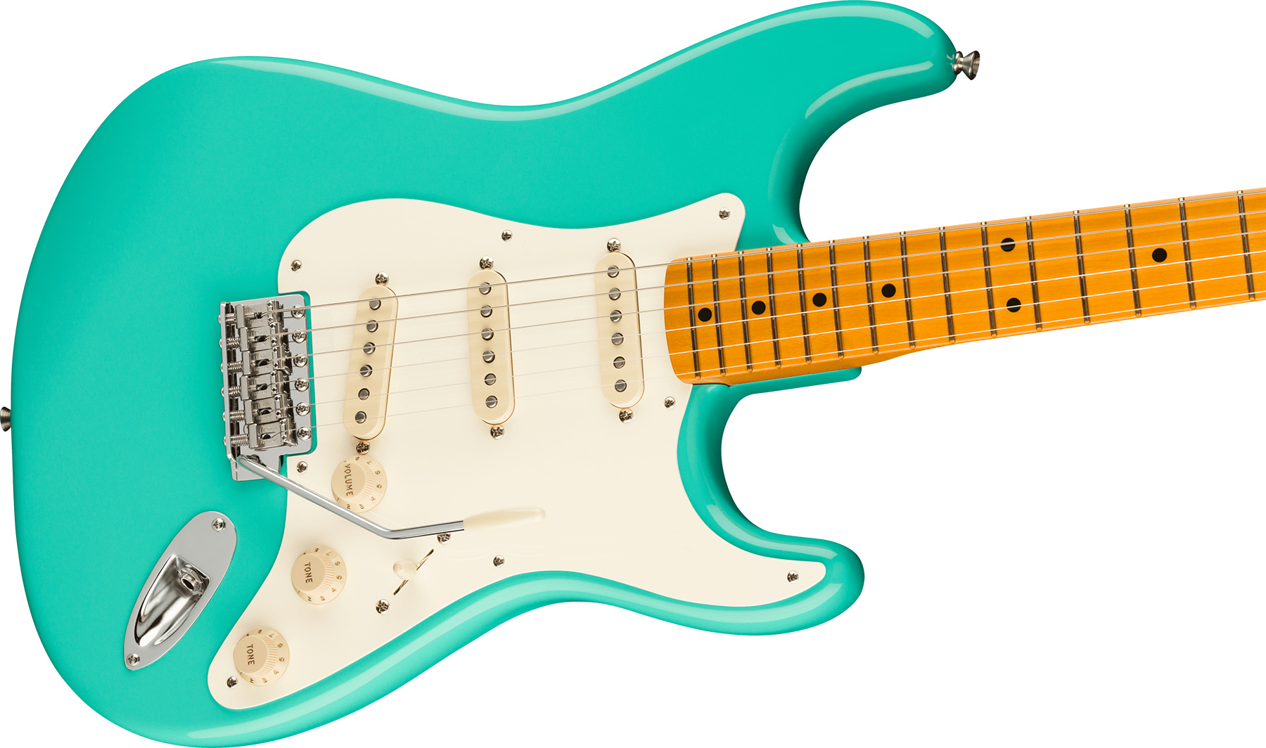 Fender Strat 1957 American Vintage Ii Usa 3s Trem Mn - Sea Foam Green - Elektrische gitaar in Str-vorm - Variation 2