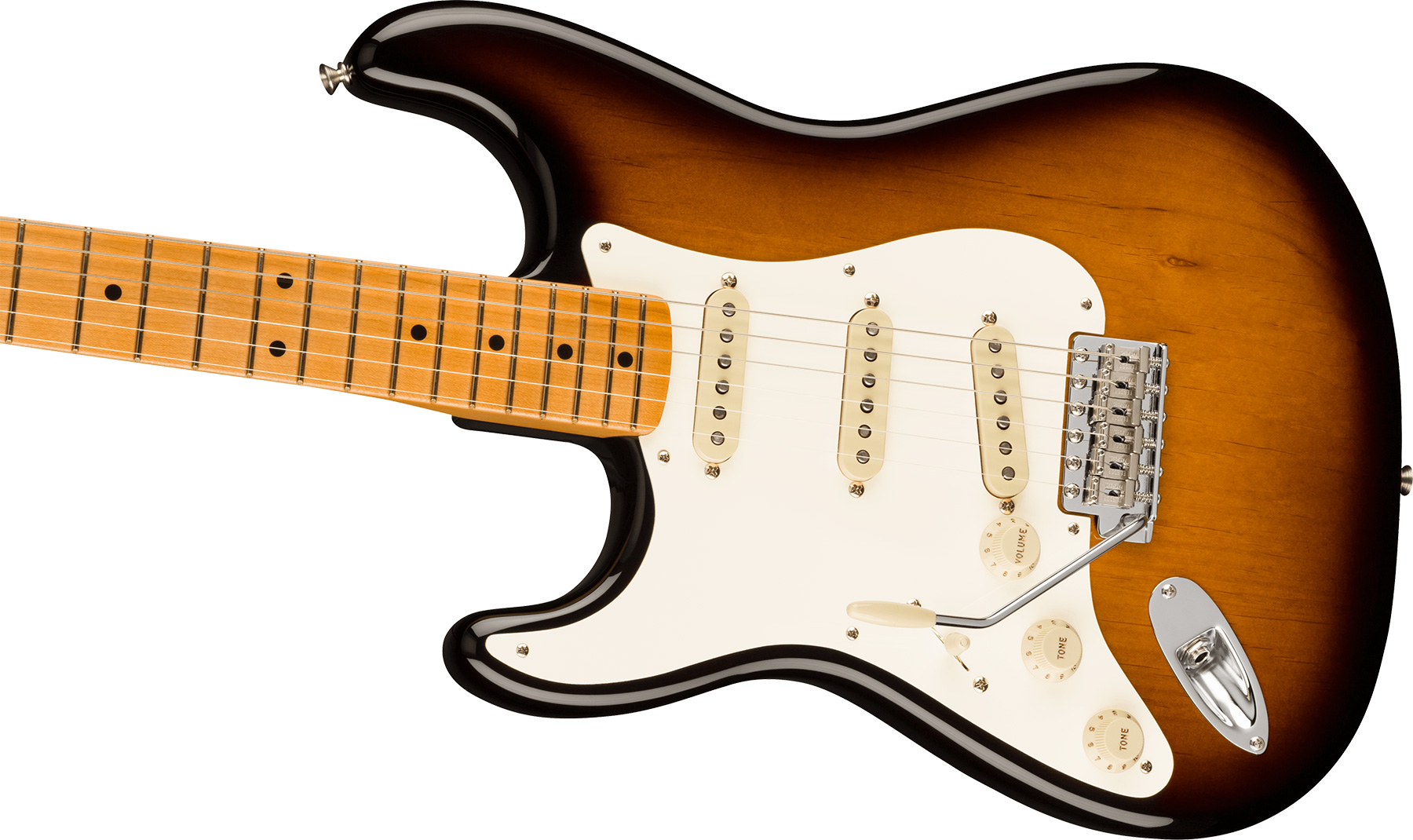 Fender Strat 1961 American Vintage Ii Lh Gaucher Usa 3s Trem Rw - 3-color Sunburst - Linkshandige elektrische gitaar - Variation 2