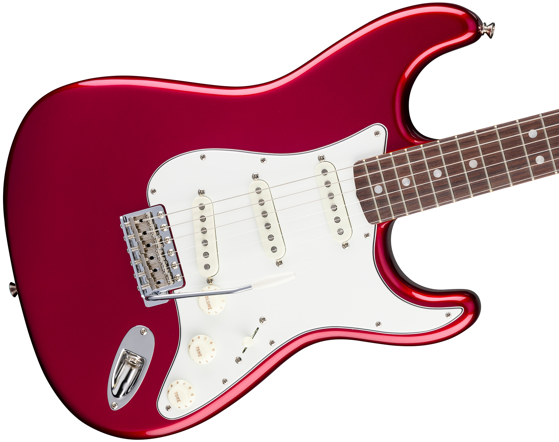 Fender Strat 1965 American Vintage Ii Usa 3s Trem Rw - Candy Apple Red - Elektrische gitaar in Str-vorm - Variation 2