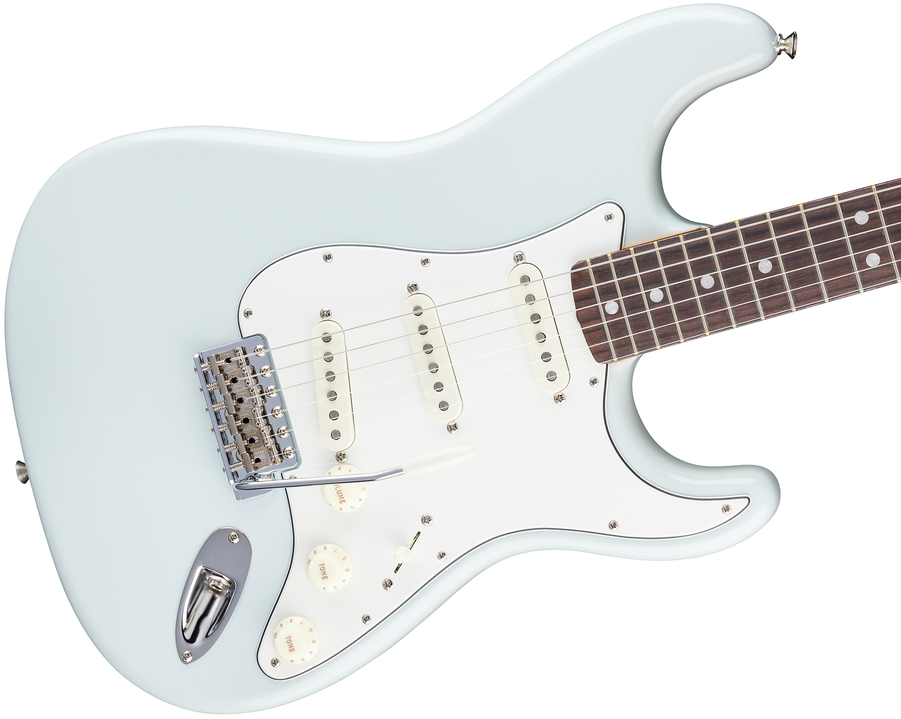 Fender Strat 1965 American Vintage Ii Usa 3s Trem Rw - Sonic Blue - Elektrische gitaar in Str-vorm - Variation 2