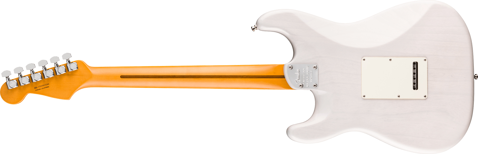 Fender Strat 50s American Ultra Luxe Usa 3s Trem Mn - White Blonde - Elektrische gitaar in Strat vorm - Variation 1