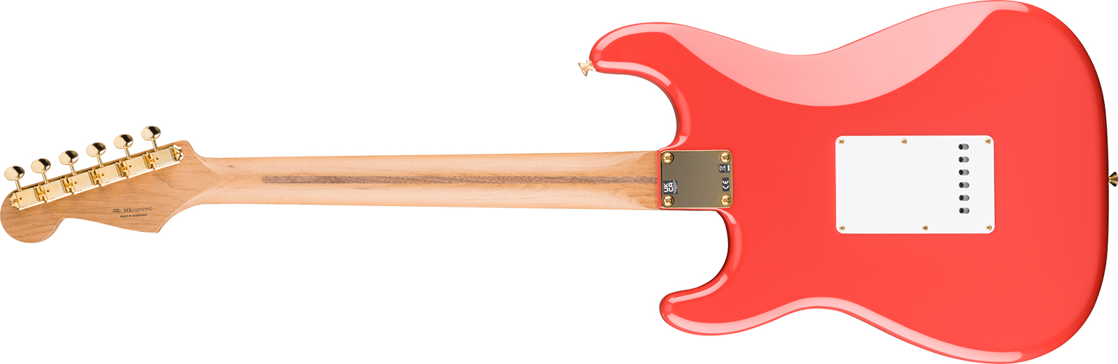 Fender Strat 50s Vintera 2 Mex 3s Custom Shop Trem Mn - Fiesta Red - Elektrische gitaar in Strat vorm - Variation 1