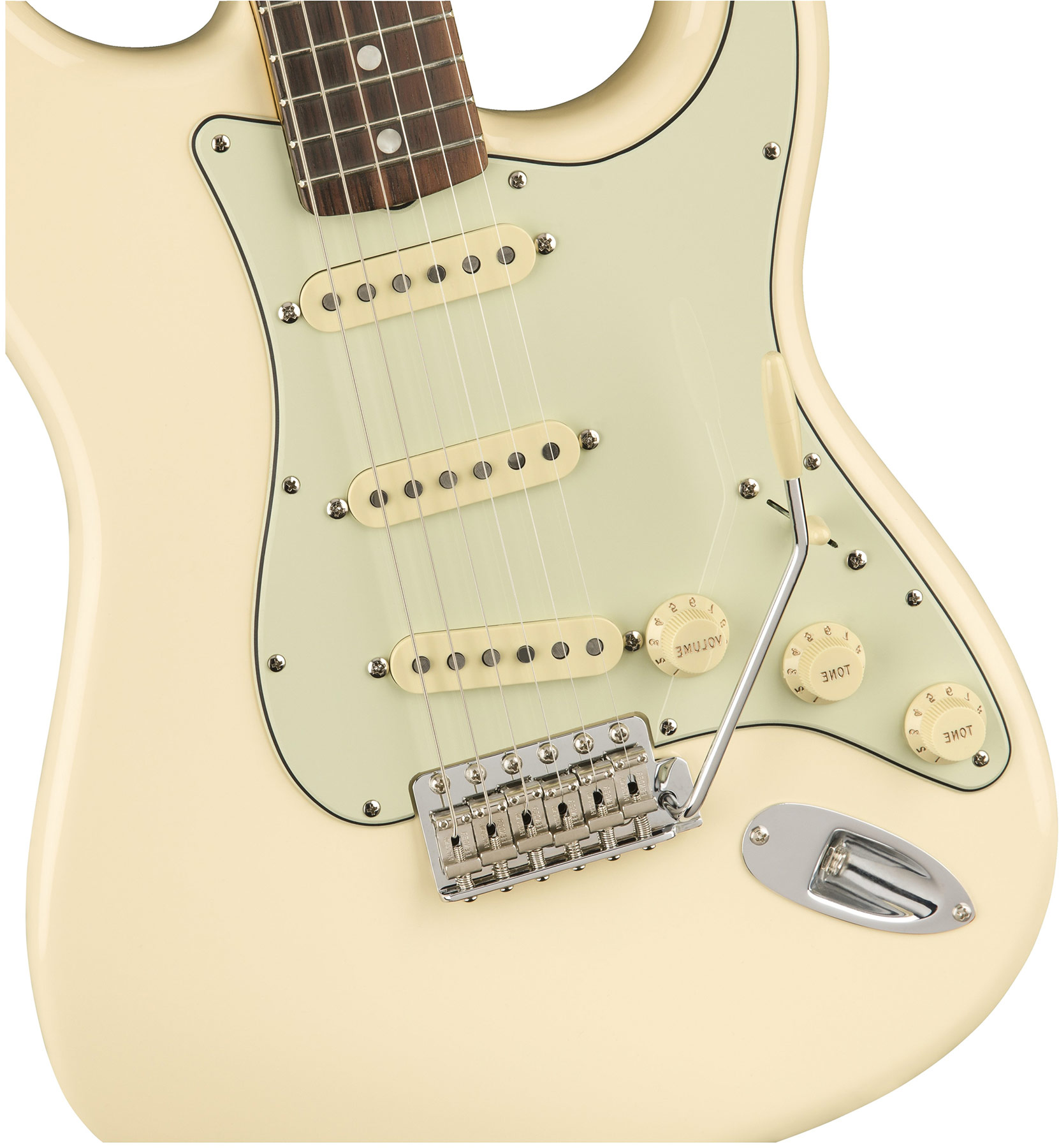 Fender Strat '60s American Original Usa Sss Rw - Olympic White - Elektrische gitaar in Str-vorm - Variation 1