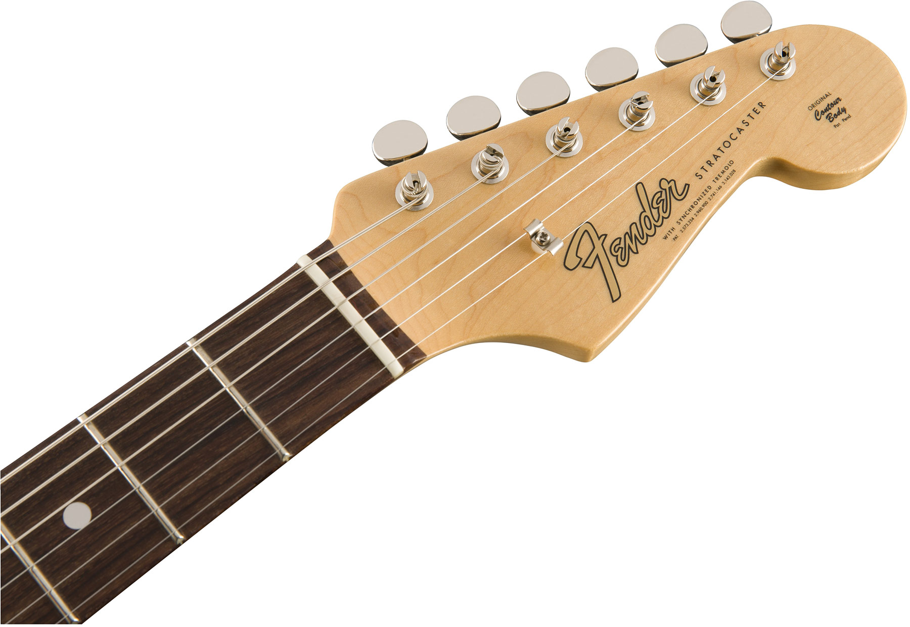 Fender Strat '60s American Original Usa Sss Rw - Olympic White - Elektrische gitaar in Str-vorm - Variation 4