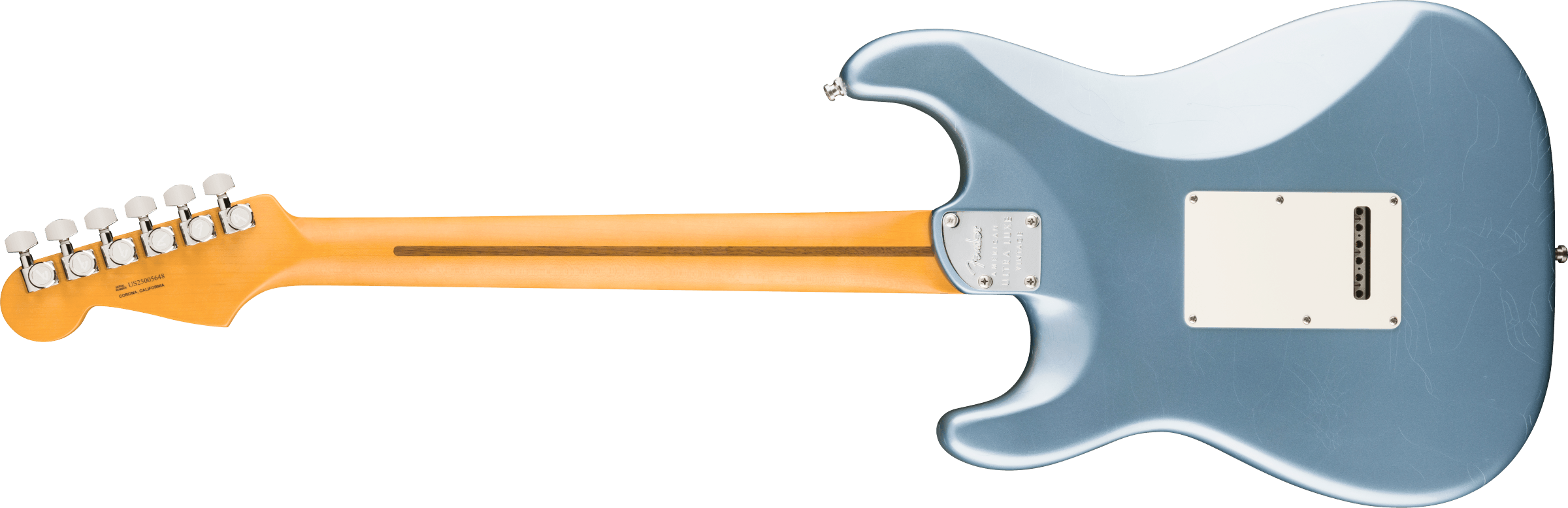 Fender Strat 60s American Ultra Luxe Ltd Usa 3s Trem Mn - Ice Blue Metallic - Elektrische gitaar in Strat vorm - Variation 1