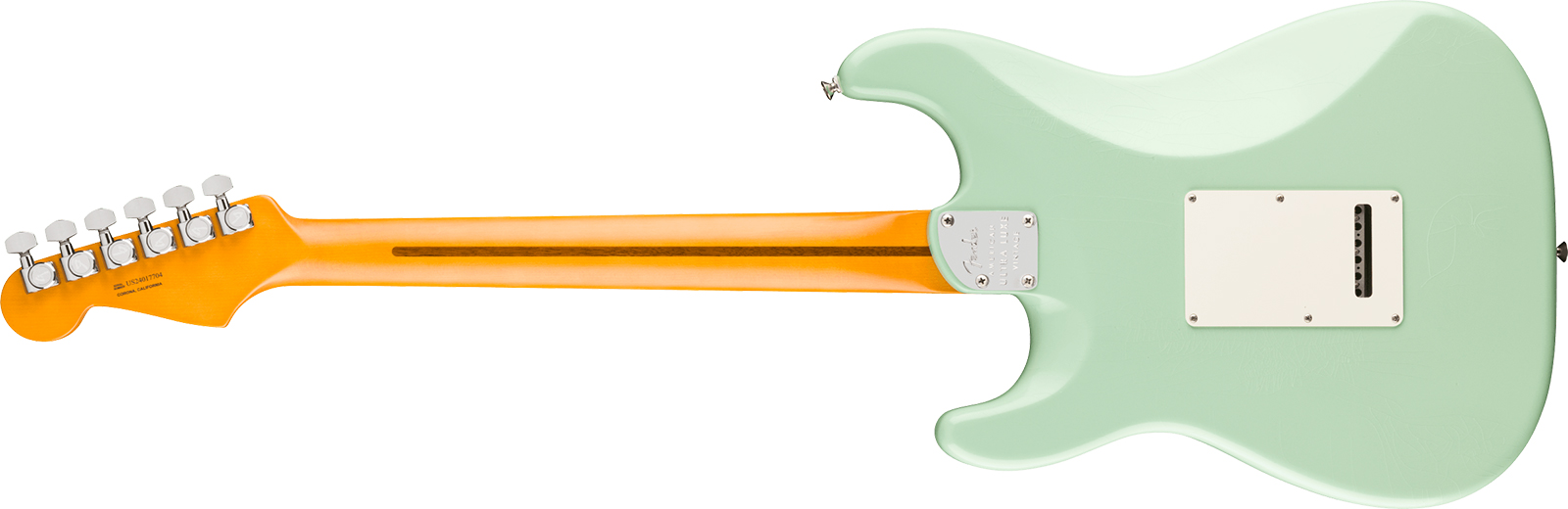 Fender Strat 60s American Ultra Luxe Usa 3s Trem Rw - Surf Green - Elektrische gitaar in Strat vorm - Variation 1